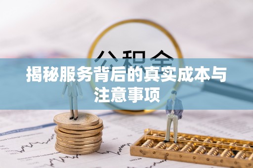 上犹揭秘服务背后的真实成本与注意事项